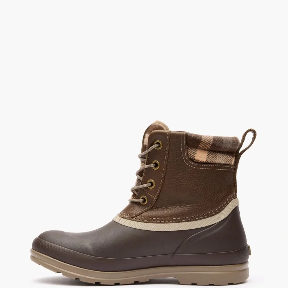 🔴Muck Boot Co. Women's Waterproof Brown Lace-Up Duck Boots